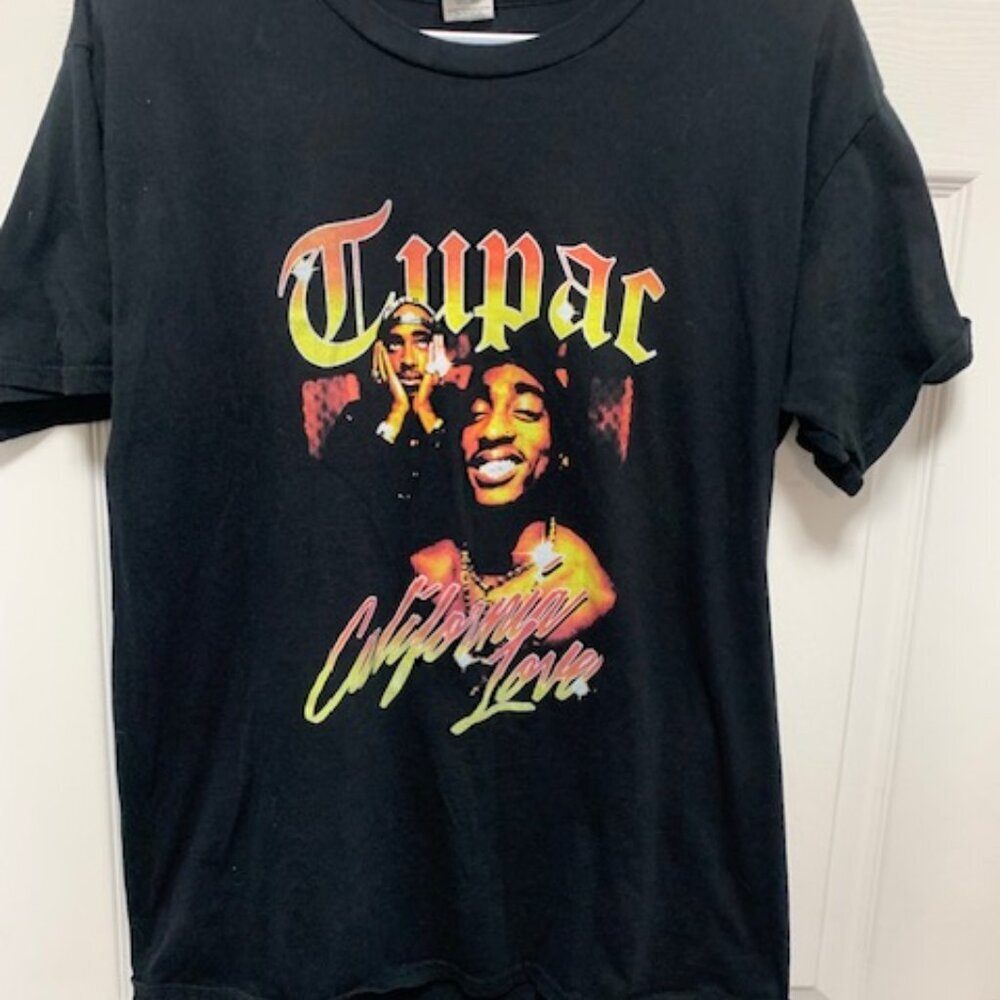 TUPAC  " california love "  womens  BAND tee